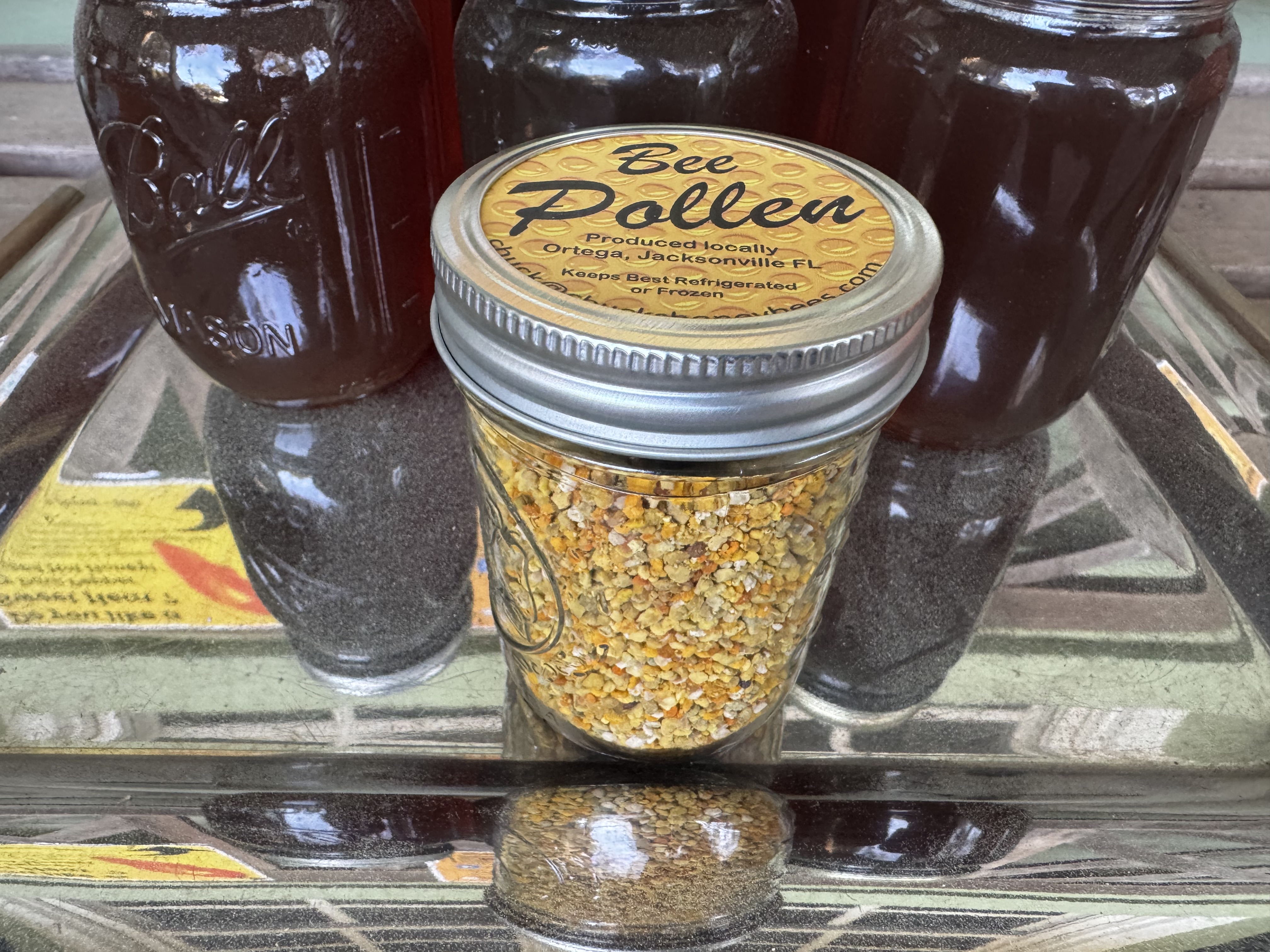 Jar of Bee Pollen